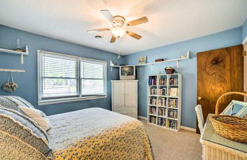 Oak Island Home with Fenced Yard, Walk to Long Beach - Foto 16