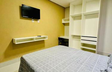 INCRIVEL FLAT 3 MINUTOS do CENTRO COM CHURRASQUEIRA E AR CONDICIONADO - Foto 11