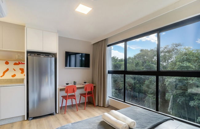 RUP Studios Equipados em Prédio Piscina - Foto 38