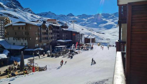 Front de Neige Val Thorens - Skis aux pieds, balcon vue montagne - Foto 1
