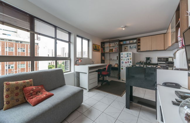 Ótimo Flat Bairro da Jaqueira Recife até 3 pessoas O Coração Verde da Cidade PBO902 - Foto 18