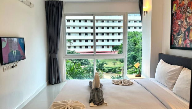 6-32 - 1 Bdr Condo With Balcony and Shared Pool - Foto 5, Habitación