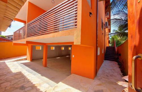 Algodão - Novo Flat com Piscina, 50mts da praia, churrasqueira privativa, ar con, wi-fi, netflix, garagem - Foto 3