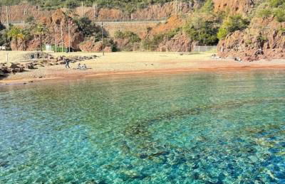 Mandelieu vacances RDC jardin, piscine, parking 2 chambres - Foto 10