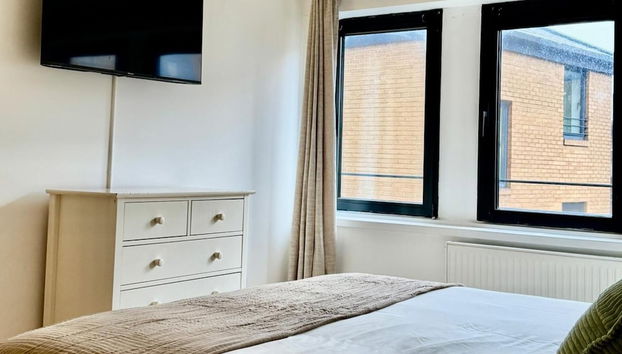 Stylish 1 bed Apartment - Sleeps 4 & Free Parking - Foto 4, Habitación