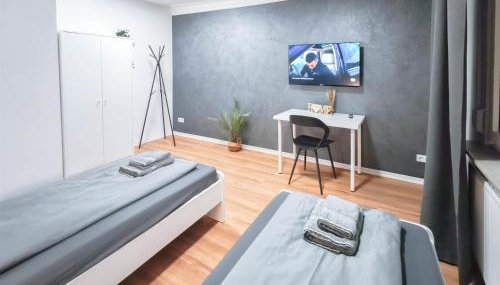 ALFA Stuttgart Apartment 4 Zimmer 4BR TV WIFI WM nahe Wasen & Daimler l 7Beds I 8 people I Kitchen l Bathroom l Eigene Küche und Bad AS125A2 - Foto 2