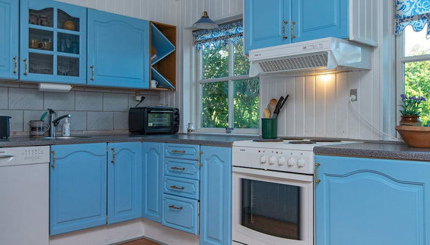 6 Person Holiday Home in Grenaa - Foto 4, Cocina privada