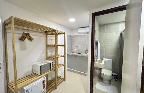 Mini Studio funcional mobiliado com cozinha e WC privativo - Foto 28