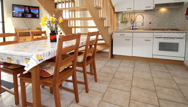 Apartment With Private Terrace in Nessmersiel - Foto 4, Cozinha privada