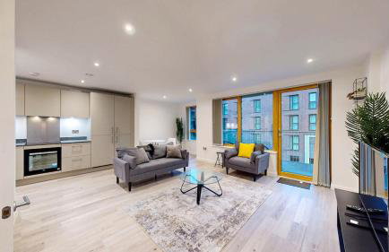 Stylish 2-bed flat,Secure Parking - Foto 8