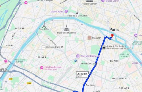 2 beds, modern building, with mobile AC, Paris Expo, 7' metro 2 steps to Paris - Foto 8