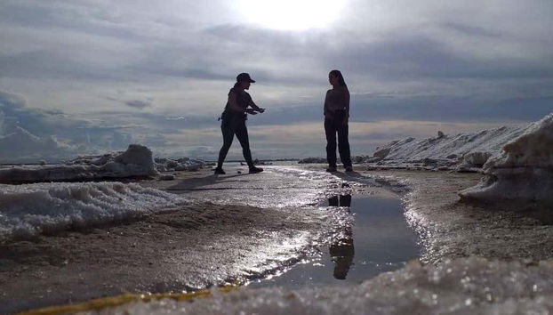 Esplorando le saline di Manaure