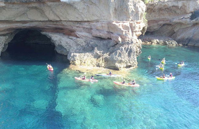 Tour en kayak con snorkel por Cala Codolar - Foto 4