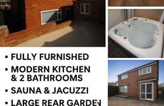 Family Holiday Home With Hot Tub Sauna Sleeps 8 - Foto 57