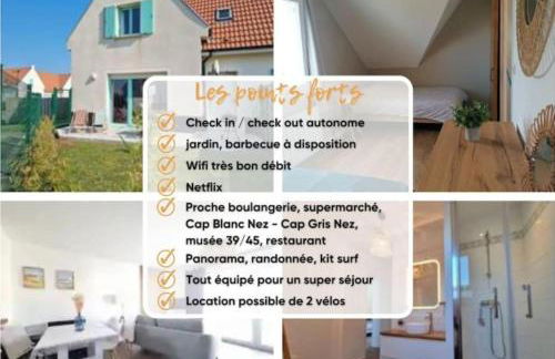 Cottage L'évasion des 2 caps-5 personnes- bord de mer - Foto 18