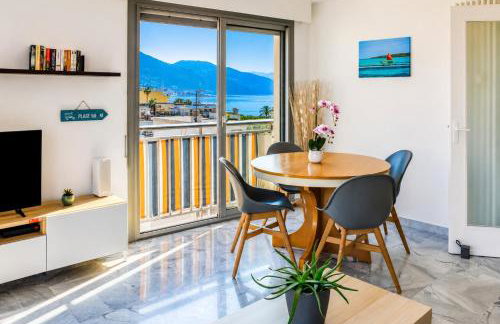 Vue Mer, Terrasse & Garage Privé, Lumineux Appartement à 2 min de la plage - Foto 1