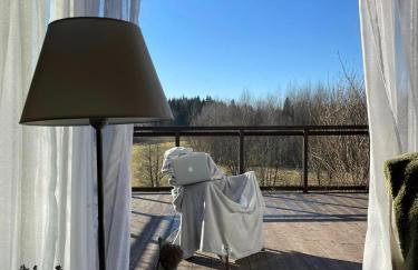 Szarejkowe Wzgórza całoroczny domek z balią na tarasie - Foto 19