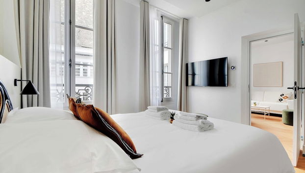 Modern Apartment - 1br/4p - Madeleine - Foto 2, Habitación