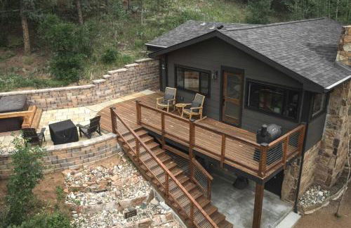 Luxury Mountain Cabin with Views, Hot Tub, Fireplace - Foto 45