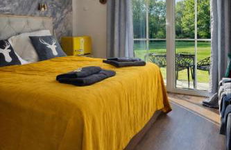 Bavaria Mountain Chalet DESIGN Ferienwohnung SKI Arber Osser Terrasse Sauna in Villa mit Bergblick bis 6 Pers - Foto 2