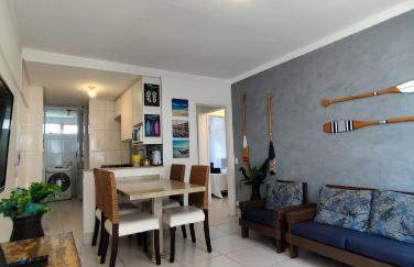 Apto 5E - 2 Quartos com Ar Condicionado, 2 Banheiros, 1 vaga e Internet - Frente ao Mar - Foto 2