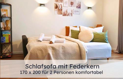 Newman Horizon Apartments Zirndorf - Playmobil Funpark, Nähe Messe Nürnberg und Fürth, 4 Pers, 24h Self Checkin, Waschmaschine, großer Parkplatz - Foto 16