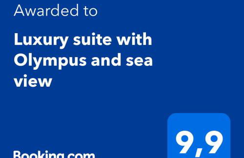 Luxury suite with Olympus and sea view - Foto 25
