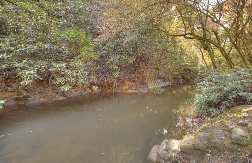 Happy Trout Hideaway - Creek Views Of Hot House Creek, Hot Tub, Outdoor Fire Pit, Cozy Atmosphere - Mineral Bluff, GA - Foto 32