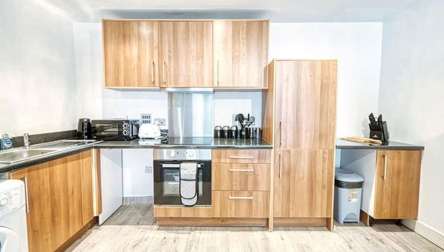 Immaculate 2-bed Apartment in Birmingham - Foto 4, Cocina privada