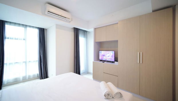 Modern And Comfy Studio At Grand Sungkono Lagoon Apartment - Foto 4, Habitación