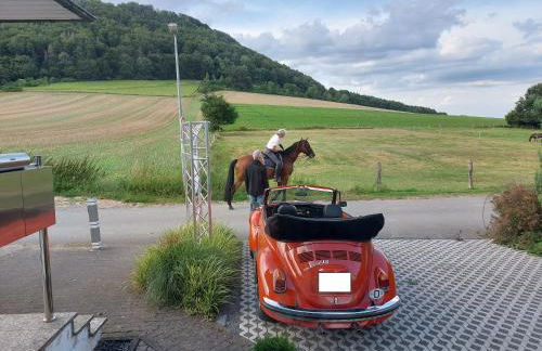 Ferienwohnung MW 1b 82m2 Höxter Weserbergland Weser inkl 2 Terrassen Wäsche und Endreinigung Self CheckIn - Foto 26