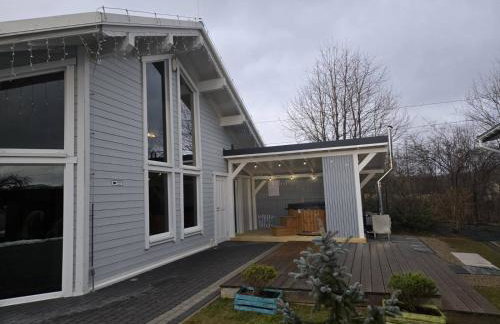 Babiogórska Perełka w skandynawskim stylu z sauną i kominkiem - Foto 23