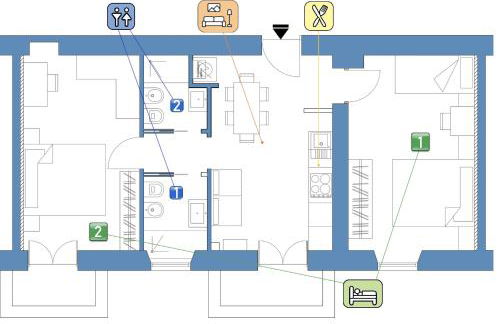 StayEasy Sardegna - 2bedrooms 2baths - City center - Foto 7