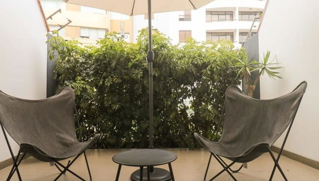 w Spectacular 1BR w Sunny Terrace - Foto 3, Habitación