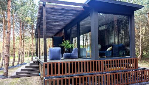 Przeszklony Tiny House w Lesie - Foto 2