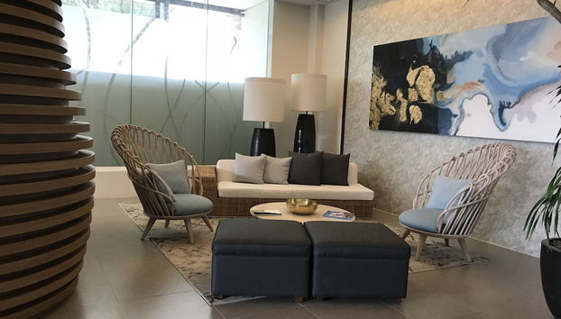 Sala de estar do lobby