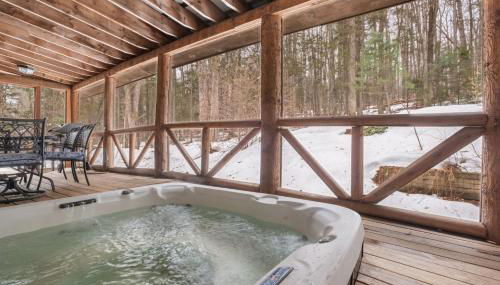 Lucky Log Cabin Hottub fireplace 12min to Mt Snow - Foto 2