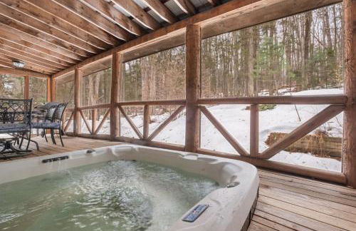 Lucky Log Cabin Hottub fireplace 12min to Mt Snow - Foto 2