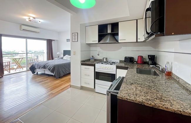 Cozy Studio on a High Floor With Panoramic Views in Villa Urquiza - Foto 2