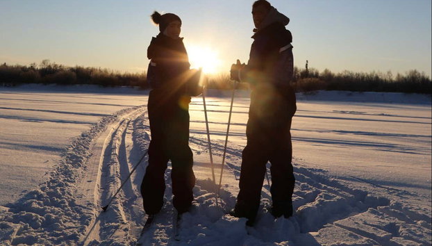 Paseo en raquetas de nieve por Inari - Foto 3, Paseando con raquetas de nieve