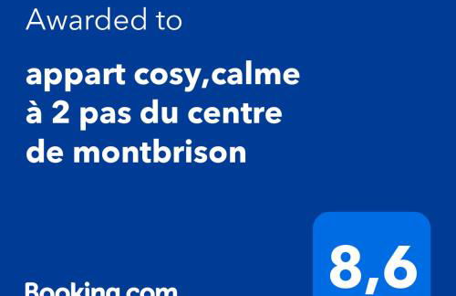 appart cosy,calme à 2 pas du centre de montbrison - Foto 5