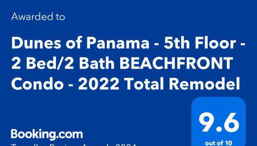 5-STAR BEACHFRONT D505 - Total Remodel - Nov & Dec Snowbirds Welcome! - Foto 1