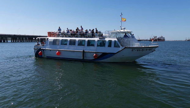 Boat in the Huelva estuary