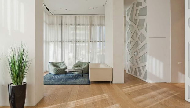 Zona de estar del vestíbulo