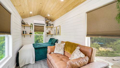 Secluded Lenoir Tiny Home with Private Hot Tub! - Foto 4