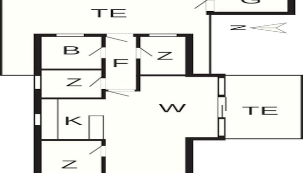 4 Star Holiday Home in Ansager - Photo 4, Plan d’étage