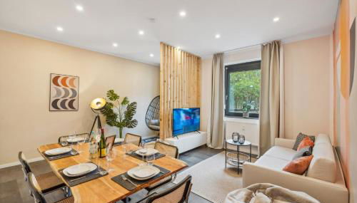 maremar - Design im Zentrum - 2 Schlafzimmer - Luxus Boxspringbetten - Küche - Arbeitsplätze & Highspeed WLAN - Balkon - Foto 3