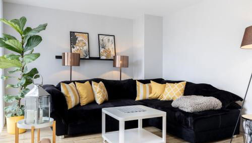 Gelbe Koffer - Große Design-Maisonette in Schiffweiler - Nähe See & Wald - 2 Parkplätze - Self-Check-in - bis 6 Pers - Foto 5