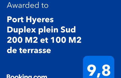 Port Hyeres Duplex plein Sud 200 M2 et 100 M2 de terrasse - Foto 4