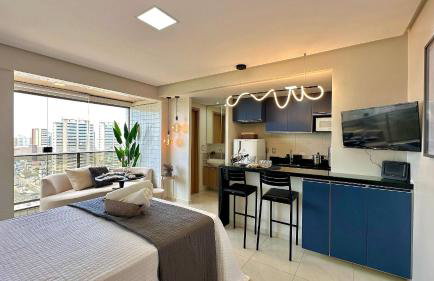 (1305) Studio Moderno e Aconchegante no Calhau - Foto 6